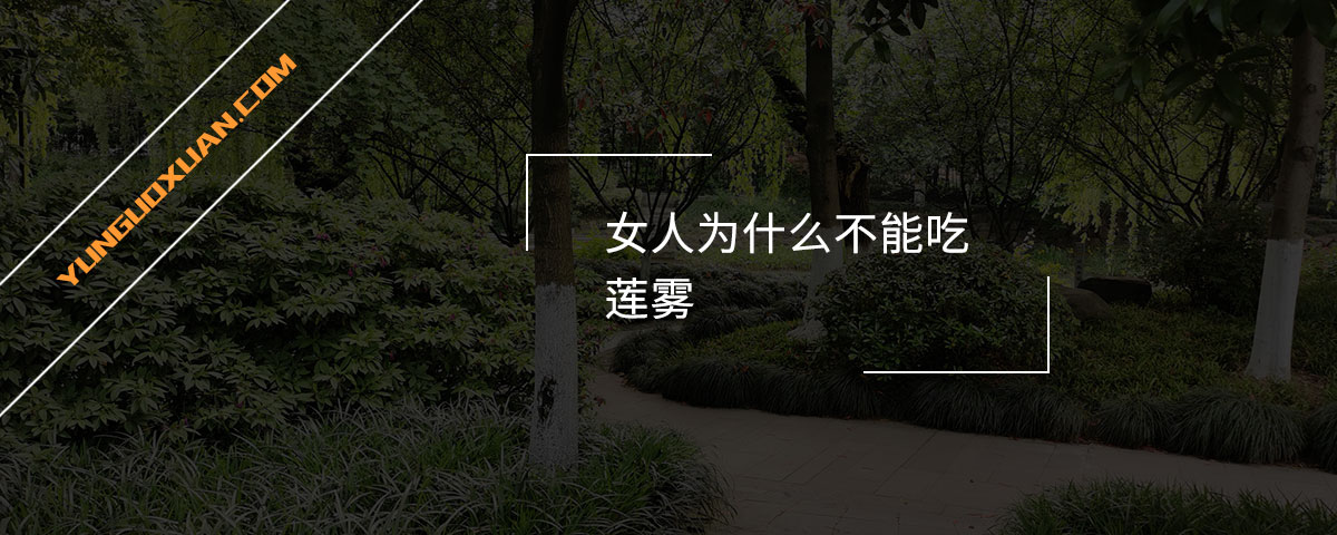 女人為什么不能吃蓮霧？