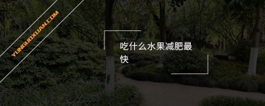 吃什么水果減肥最快？