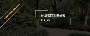 長期喝百香果蜂蜜水好嗎？