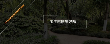 寶寶吃腰果好嗎?