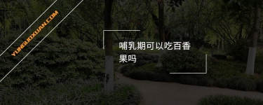哺乳期可以吃百香果嗎？
